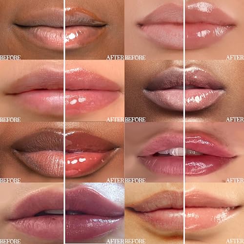 Rosee Lip Gloss Vegan & Cruelty Free Treatment, Professional Make up, Long Lasting Glossy with Shea Butter, Moisturize, Pr...