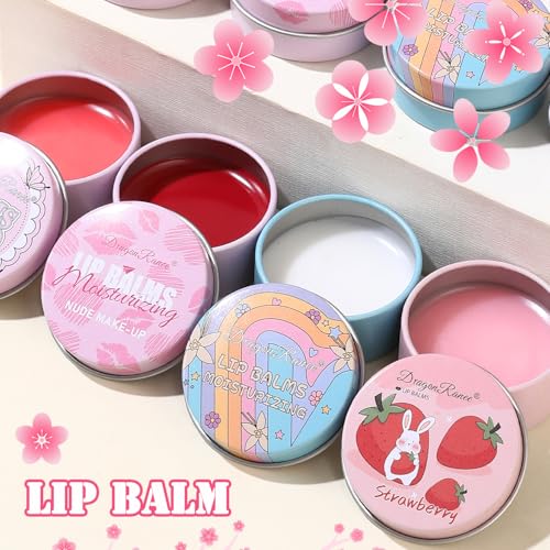 2 Pack Moisturizing Lip Masks, Strawberry Vitamin E Lip Balm Lip Care Gifts for Women Girls, Conditioning Lip Mask and Lip...