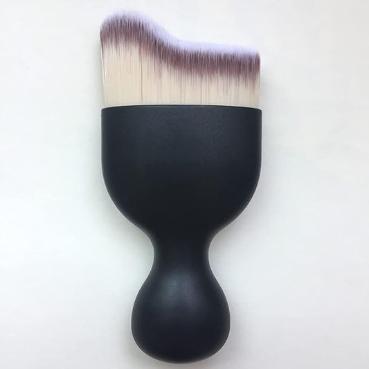 Kabuki Brushes Foundation Powder Brush Face Blender Brush Blush Brush Thick and Dense S Shape Top Multi-function Cosmetic ...
