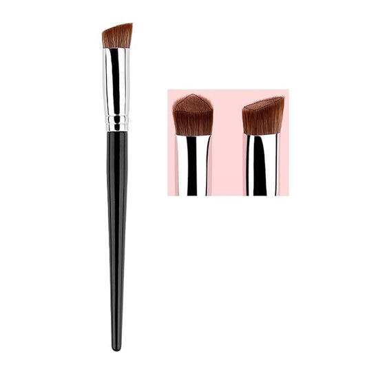 MLJHMRW Concealer Brush,Triangle Under Eye Makeup Small Foundation Brush Precise Coverage Dark Circles Face Contour Blendi...