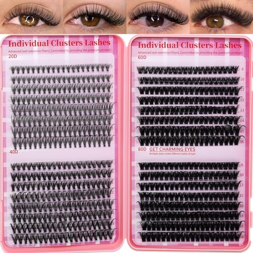 Lash Clusters 4 Style DIY Lashes Clusters Eyelash Clusters False Eyelashes Cluster Eyelash Extensions Wispy Lash Clusters ...