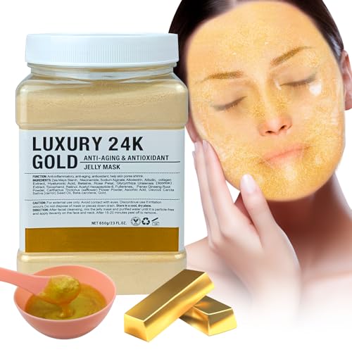 Angeland Jelly Mask for Facials Professional, Hydrating & Moisturizing Peel-Off Natural Gel Face Mask SkinCare, Profession...