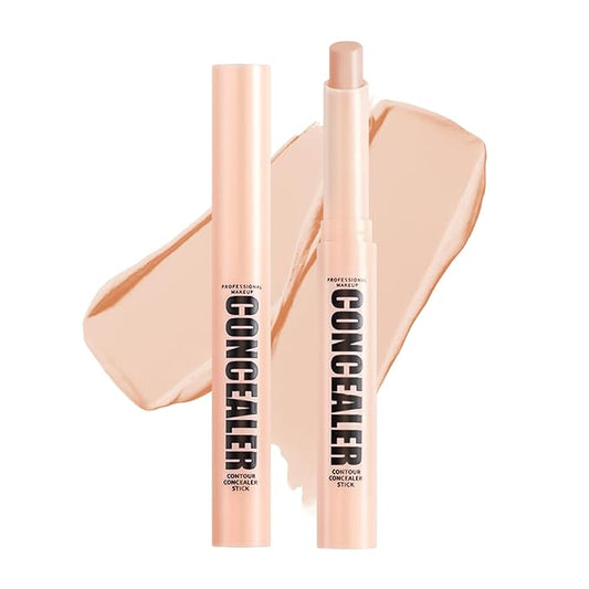 Boobeen Waterproof Concealer Stick, Soft Matte Cream Contour Concealer, For Blemishes, Dark Circles, Correction of Skin Co...