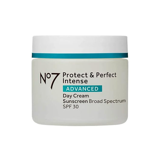 No7 Protect & Perfect Intense Advanced Face Cream - Hydrating Face Moisturizer with SPF - Formulated with Hyaluronic Acid...