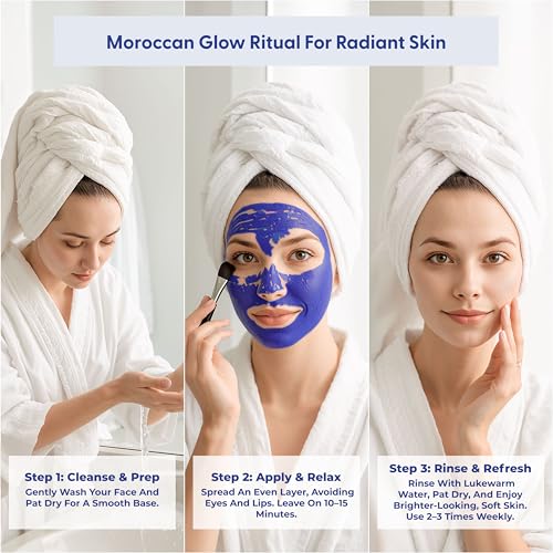 Argaviva Nila & Vitamin C Brightening Facial Mask | Pore Refining Clay Mask for Face with Honey & White Clay | Face Masks ...