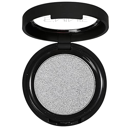 IS'MINE ISMINE Single Eyeshadow Powder Palette (SILVER GRAY) Shimmer Gray, High Pigment, Longwear Single Grey Eye Makeup f...