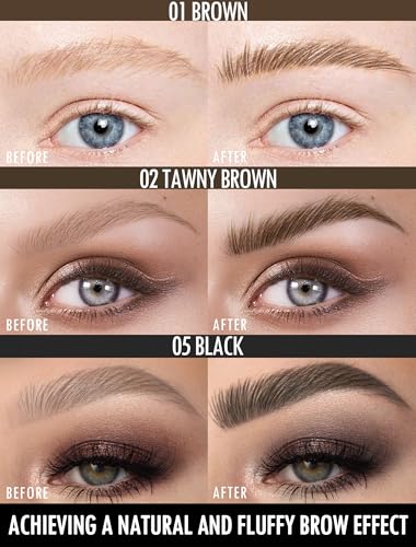 Anglicolor Eyebrow Pen, Angled Brow Brush, Microblading Eyebrow Pencils for Women, Natural Brow Pen, Eyebrow Brush To Hai...