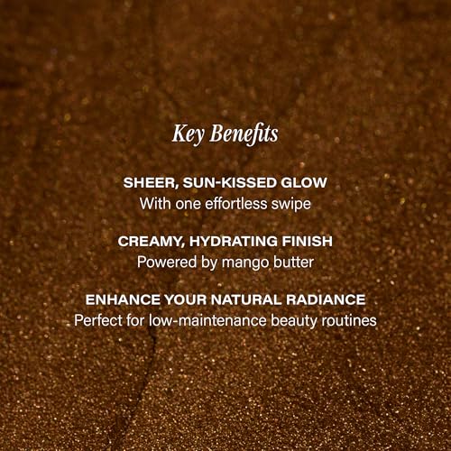 + Lux Unfiltered N°18 Illuminating Beauty Balm - Cream Bronzer Stick with Mango Butter - Buildable and Blendable Bronze Bl...