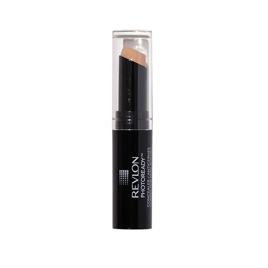 Revlon Concealer Stick, PhotoReady Face Makeup for All Skin Types, Longwear Medium- Full Coverage with Creamy Finish, Ligh...
