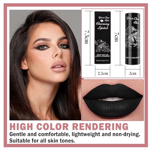 IONSGAKO 3PCS Matte Light Pink Lipstick Nude Lip Gloss Non-Stick Cup Velvet Lip Stain Long Lasting Matte Lipstick for Wome...