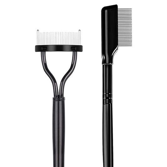 2Pcs Eyelash Separator, Eyelash Comb Lash Brush Separator, Lash Comb Eyelashes Curler Makeup Mascara Applicator, Eye Makeu...