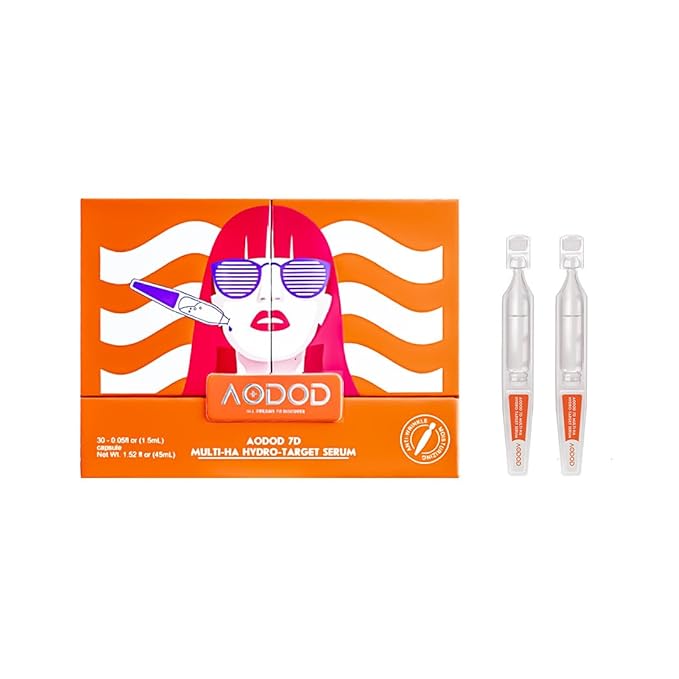 AODOD 7D Hyaluronic Acid Hydrating Serum For Single Use Wrinkle Filler Anti-aging serum-Plumping Serum for Face