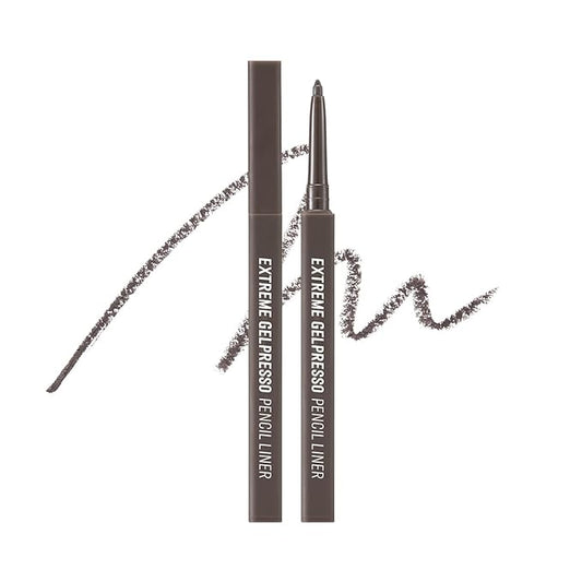 CLIO Extreme Gelpresso Pencil Eyeliner | Smudge-Proof, Waterproof, Long-Lasting, Long-Wear, 6 Cool and Warm Tone Shades, U...