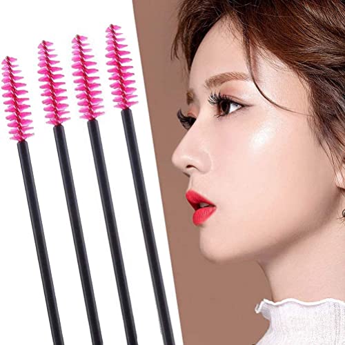 Pimoys 100 pcs Disposable Eyelash Mascara Brushes, Wands Applicator Eyebrow Brush Makeup Kit, Eyebrow Castor Oil Brush Mak...