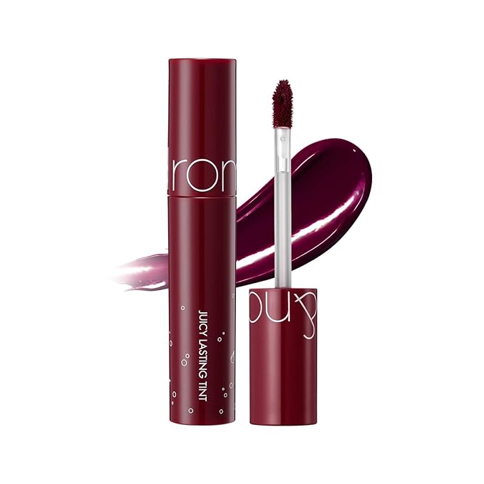 rom&nd Juicy Lasting Tint #17 Plum Coke | K-Beauty Deep Berry Lip Stain | Hydrating, Non-Sticky Glossy Finish | Long-Lasti...