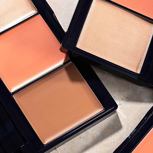 Lune+Aster Orion Creamy Cheek Trio | Ultra-Blendable Cream Bronzer, Blush And Highlighter Trio, All-In-One Palette