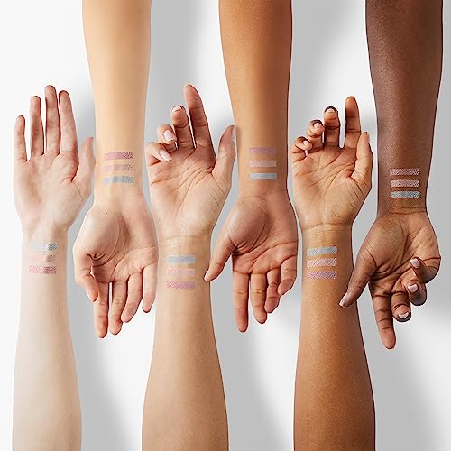 FOCALLURE 3 Pcs 2 in 1 Eyeshadow and Eyeliner Pen, Shimmer Eye Shadow Pencil, High Pigmented Eyeshadow, Highlighter Eye Li...