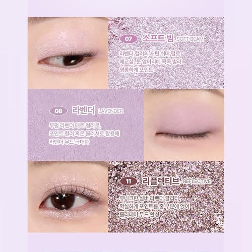 WAKEMAKE Soft Blurring Eye Palette #23 Mystic lavender, Eyeshadow Stick 1ea Set, 14g / 0.49 Fl Oz (Pack of 2)