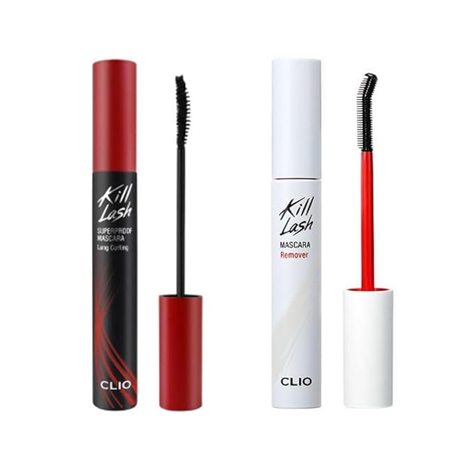 CLIO Long & Curl up Waterproof Black Mascara + Mascara Remover