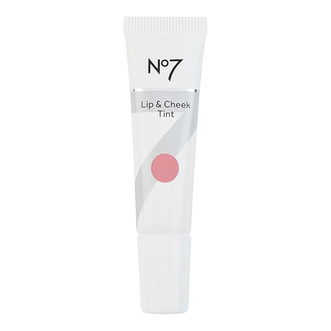 No7 Lip & Cheek Tint - Lightweight Lip and Cheek Stain for Rosy Lips & Natural Face Blush - Multipurpose Face Makeup with ...