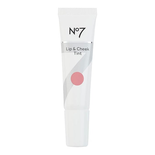 No7 Lip & Cheek Tint - Lightweight Lip and Cheek Stain for Rosy Lips & Natural Face Blush - Multipurpose Face Makeup with ...