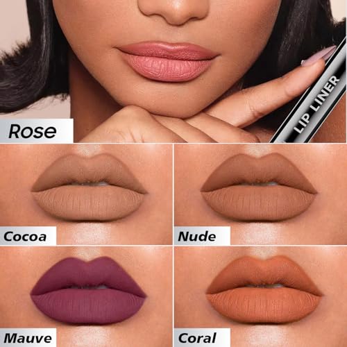 Fanterday Lip Stain Peel Off Lip Liner - Long Lasting Comfortable Vivid Color Peel Lip Stain Smudge Proof Finish, Create A...