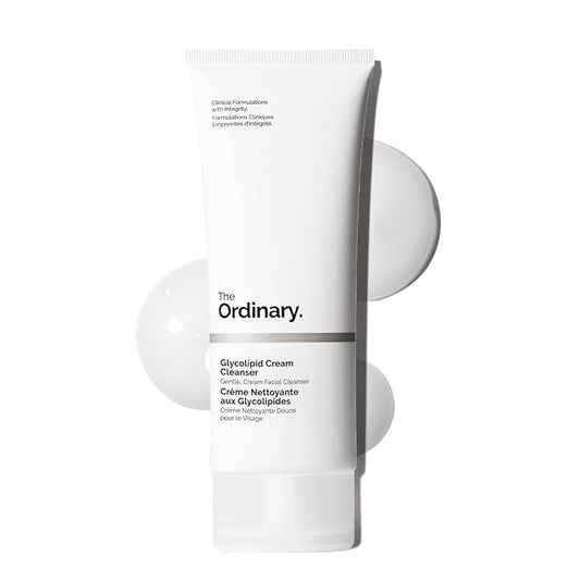 The Ordinary Glycolipid Cream Cleanser, Gentle Makeup Removal with Plant-Derived Glycolipid Agents, 5.1 Fl Oz