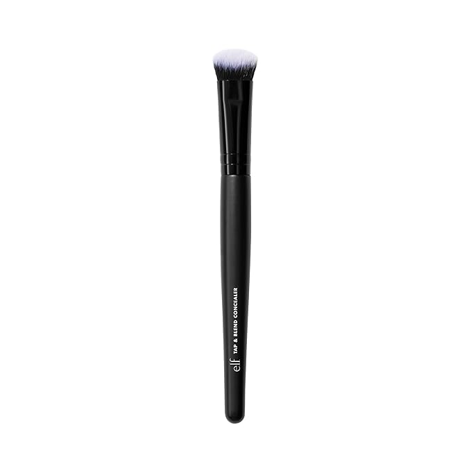 e.l.f. Tap & Blend Concealer Brush, Covers Blemishes & Dark Spots For An Airbrushed Finish With A Precision Tip, Syntheti...