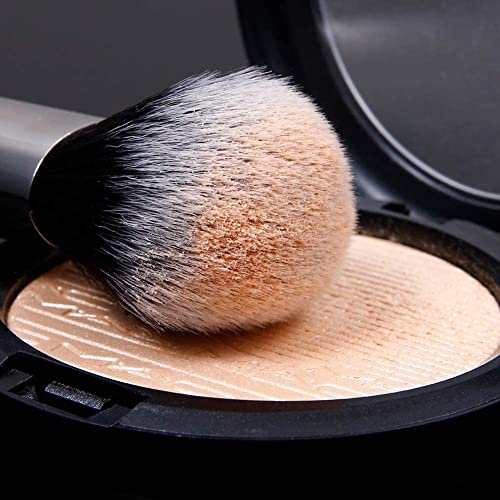 DUcare Makeup Brushes 3Pcs Foundation Contour Bronzer Brush,Concealer Brush,Blusher Powder Brush, Face Kabuki Travel Buffi...