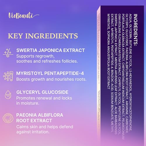 VieBeauti Eyebrow Growth Serum: Eyebrow Serum to Grow Brows with Advanced Formula to Boost Longer Fuller and Thicker Looki...