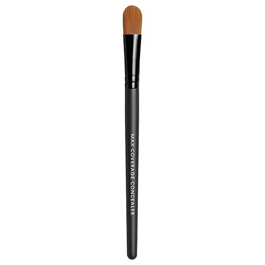 bareMinerals Maximum Coverage Flat Concealer Brush with Synthetic Fibers, For Blended Full Coverage, Vegan Concealer Blend...