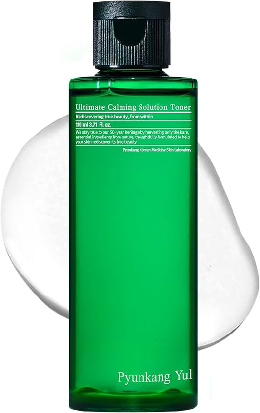 [PKY] Pyunkang Yul Ultimate Calming Solution Toner with Honeysuckle Flower, Ceramides, Hyaluronic Acid, Centella Asiatica,...