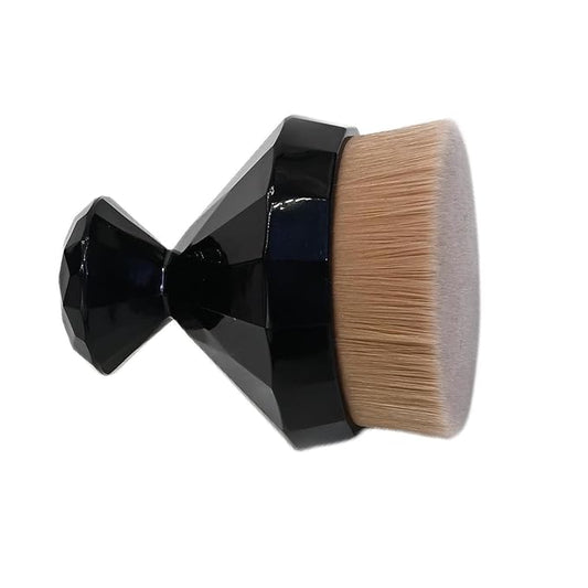 COSHINE Flat Flawless Foundation Brush, Diamond Liquid Cream Self Tanning Makeup Brushes for Face and Body