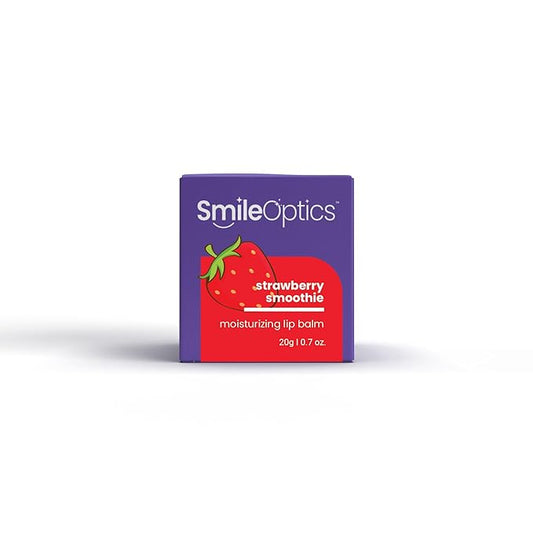 SmileOptics Strawberry Smoothie Lip Balm - Premium Lip Care Solution - Hydrating & Moisturizing Lip Balm for Soft, Smooth ...