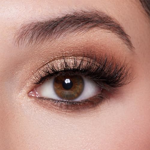 Lilly Lashes Doha 3D Mink Lashes, The Original Lilly Lash for Wispy & Natural Look, Reusable Eyelashes up to 25x, Fluffy E...