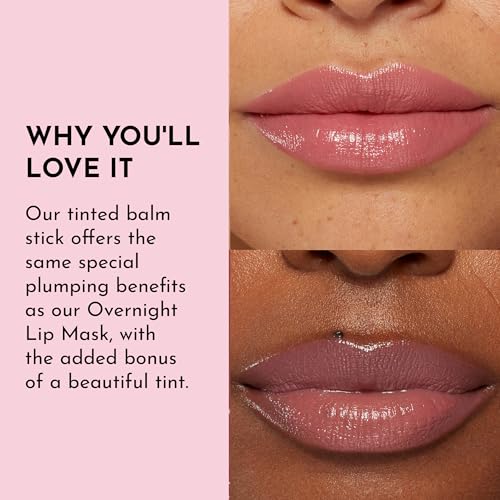 Lawless Forget the Filler Lip Plumping Line Smoothing Tinted Balm - Posey - Premium Tinted Lip Balm with Natural Ingredien...