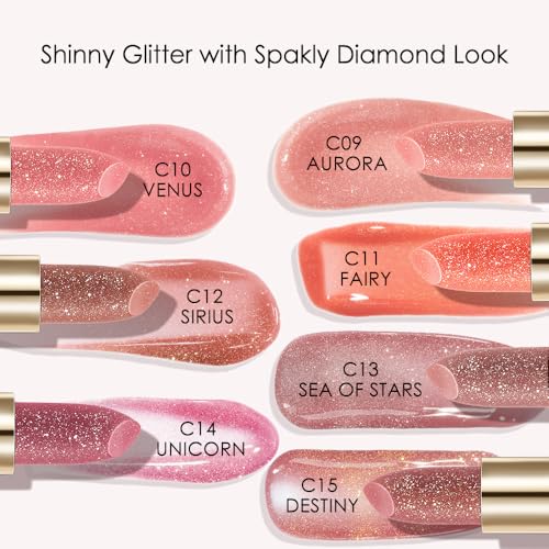 CATKIN Tinted Lip Balm Glitter Lip Stain Ultra Hydrating Lip Moistrurizer Lip Care with Vitamin E Nourishing For Cracked &...