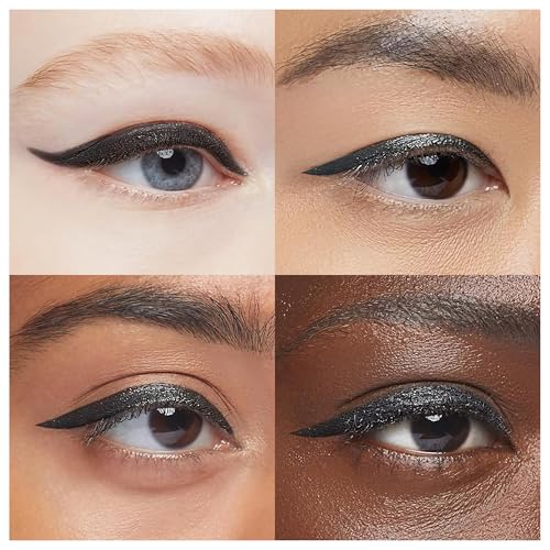 Liquid Eyeliner - Hypoallergenic Eyeliner with Fine Brush Tip, Long-Lasting Waterproof Eye Liner - Cruelty-Free, Vegan, Hy...