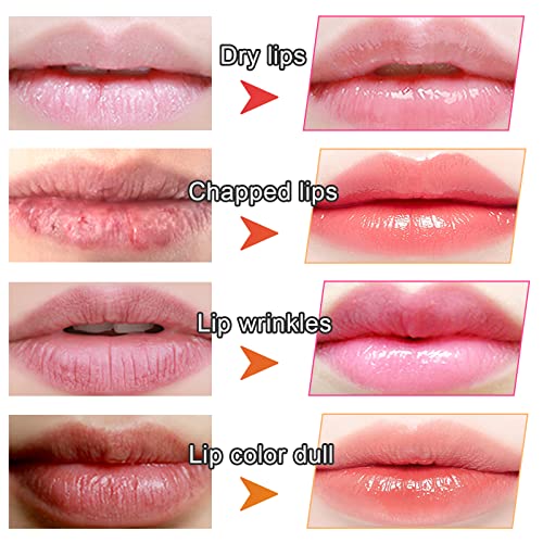 Adofect 30 Pieces Collagen Crystal Lip Masks, Collagen Lip Pads Great for Moisturizing, Remove Dead Skin, Anti Chapped & A...