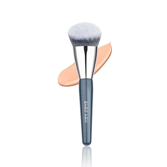 ENZO KEN Angled Kitten Paw Foundation Brush for Liquid Makeup, Cat Paw Cream Contour Brush, Liquid Foundation Brush, Makeu...