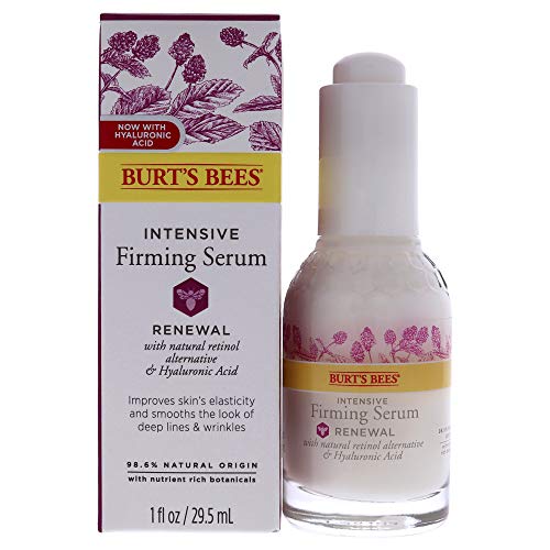 Burt's Bees Renewal Intensive Firming Serum with Bakuchiol Natural Retinol Alternative – 1 ounce (Packaging May Vary)