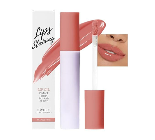 Nourishing High-Shine Lip Gloss,Hydrating & Moisturizing Lip Tint, Non-Sticky, Long-Lasting Glossy Lip Stain,Softens & Plu...