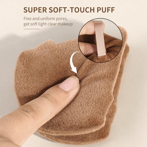 MAANGE 16PCS Makeup Brush Set Travel Makeup Brushes for Liquid Powder Contour Concealer Cream Cosmetics Blending Eyeshadow...