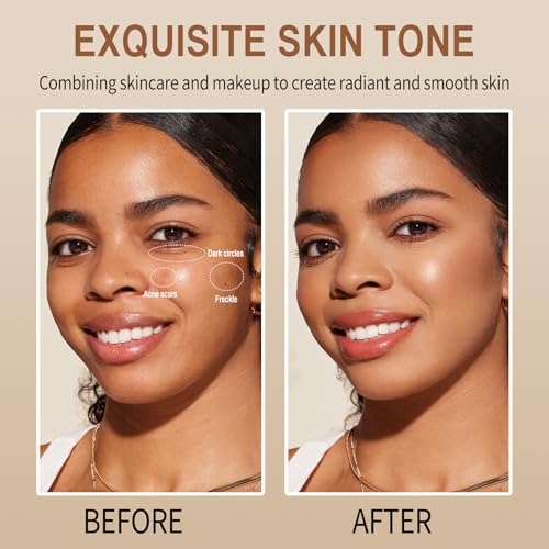 2 Pcs Beauty Balm Serum Boosted Skin Tint, Hydrating Concealer Stick, Lightweight Solid Tinted, Moisturizer Contour Stick ...