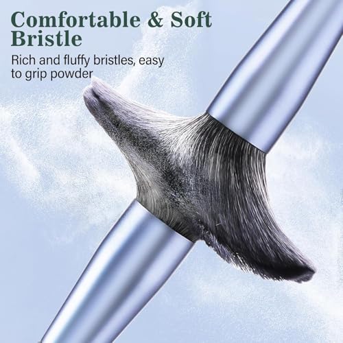 20-Piece Makeup Brush Set Premium Synthetic Fibre Loose Powder Brush, Pressed Powder, Concealer, Eyeshadow Brush(blue)