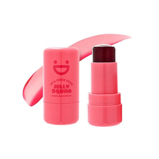 OZ LAB Jelly Squad Lip and Cheek Stain 2 in 1 Tinted Jelly Blush and Lip Stain Long Lasting Lightweight Natural Finish Goo...