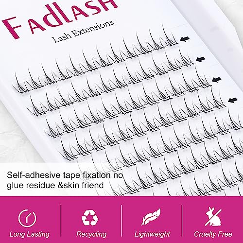 Lash Clusters Bottom Lashes DIY Lash Extensions 144pcs Individual Lashes Black Cluster Lashes Faux Mink Cluster Eyelash Ex...