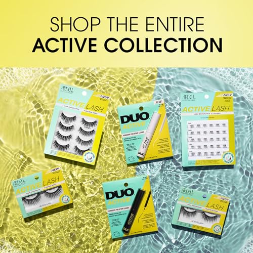 Ardell Active Lash Clusters, Dash - Waterproof, DIY Eyelash Extensions, Multi-Length Individual Lashes, Reusable False Eye...