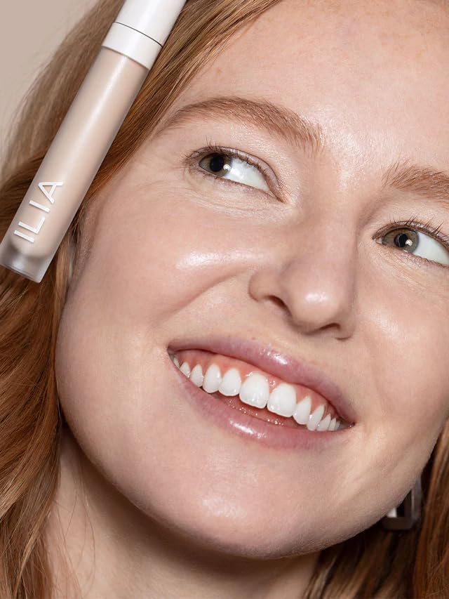 ILIA - True Skin Serum Concealer | Non-Comedogenic, Cruelty-Free, Vegan, Safe For Sensitive Skin, Reduces Appearance of Da...