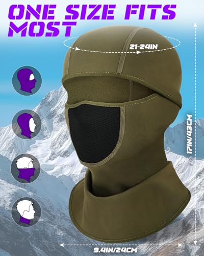 Balaclava Ski Face Mask for Men Women-Breathable Winter Cold Weather Gear Thermal Shiesty for Skiing Motorcycle Outdoor Work